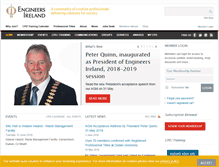 Tablet Screenshot of engineersireland.ie